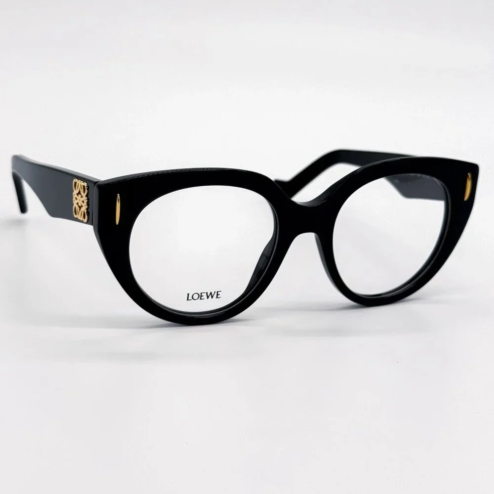 NEW LW50081I 001, LOEWE WOMEN BLACK EYEGLASSES LOEWE
